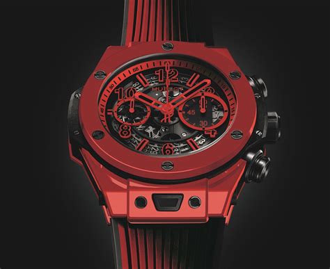 hublot nato strap red|Hublot red magic watch.